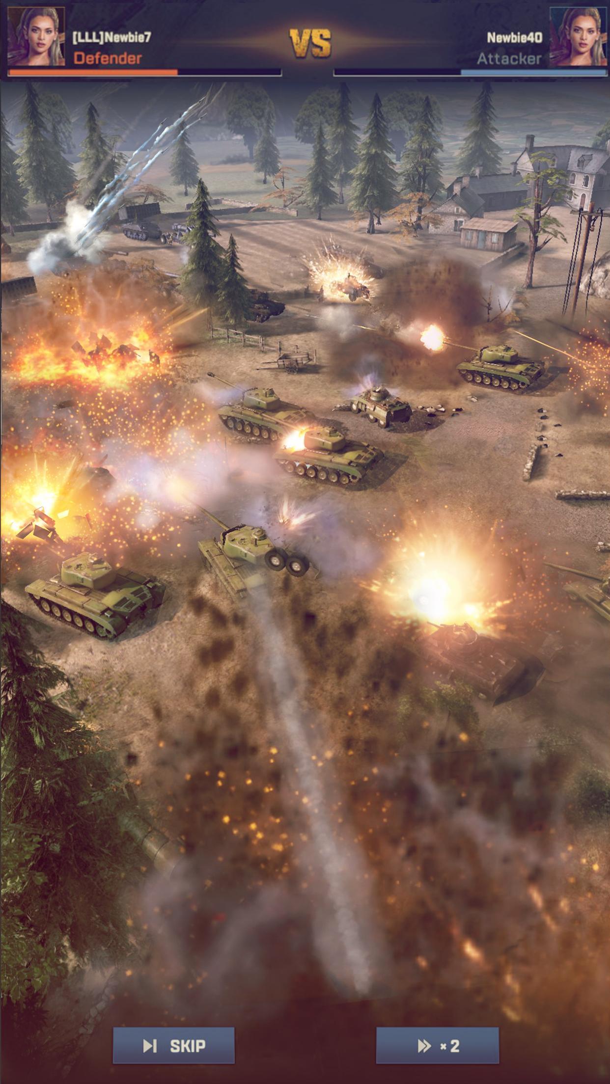 Screenshot of Kiss of War