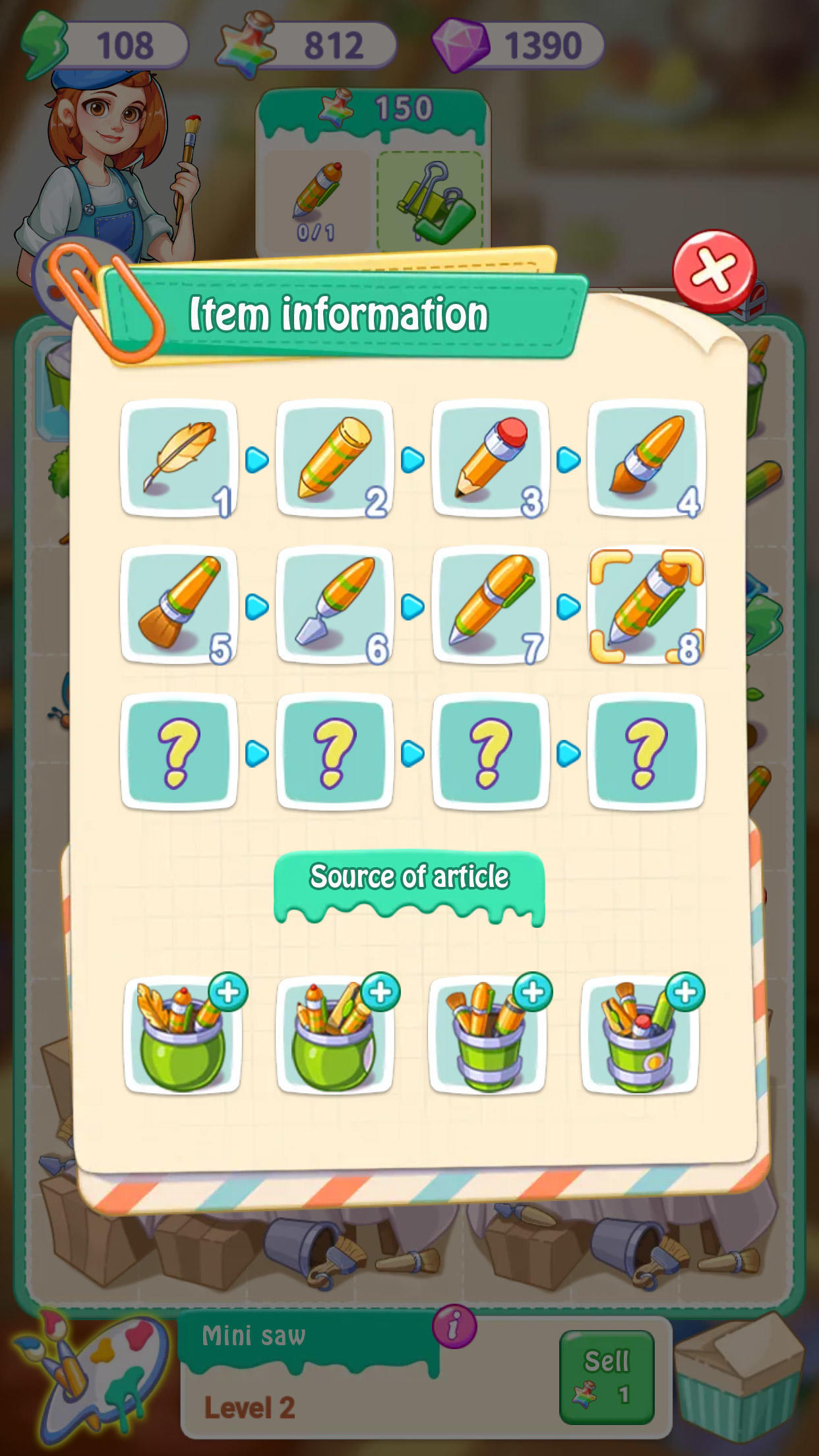 Merge Artist: Merge Games Game Screenshot