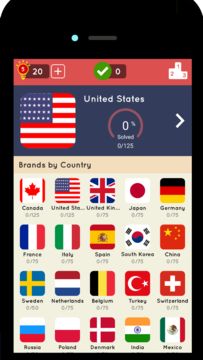 Captura de Tela do Jogo Logo Quiz World