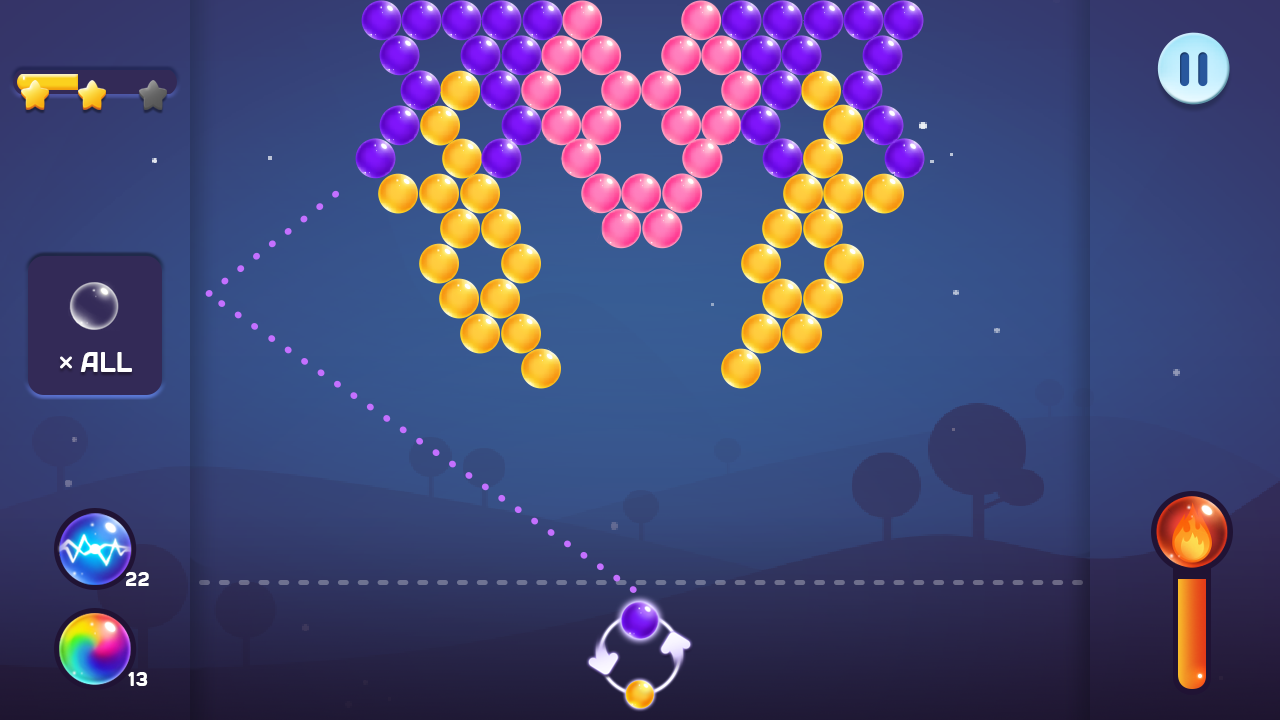 Captura de Tela do Jogo Bubble Shooter Pop Puzzle