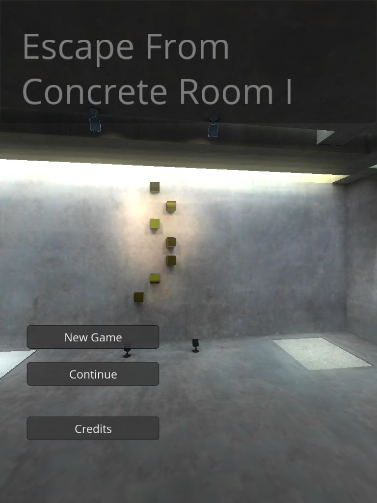 Escape from Concrete room 1 screenshot game