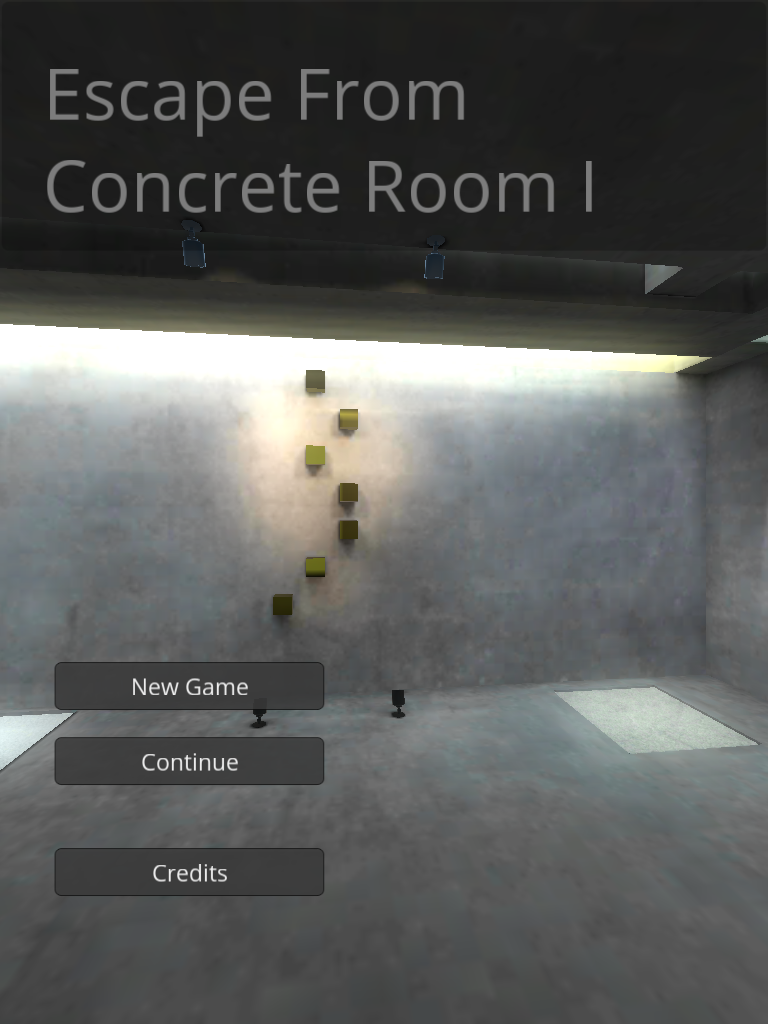 Cuplikan Layar Game Escape from Concrete room 1