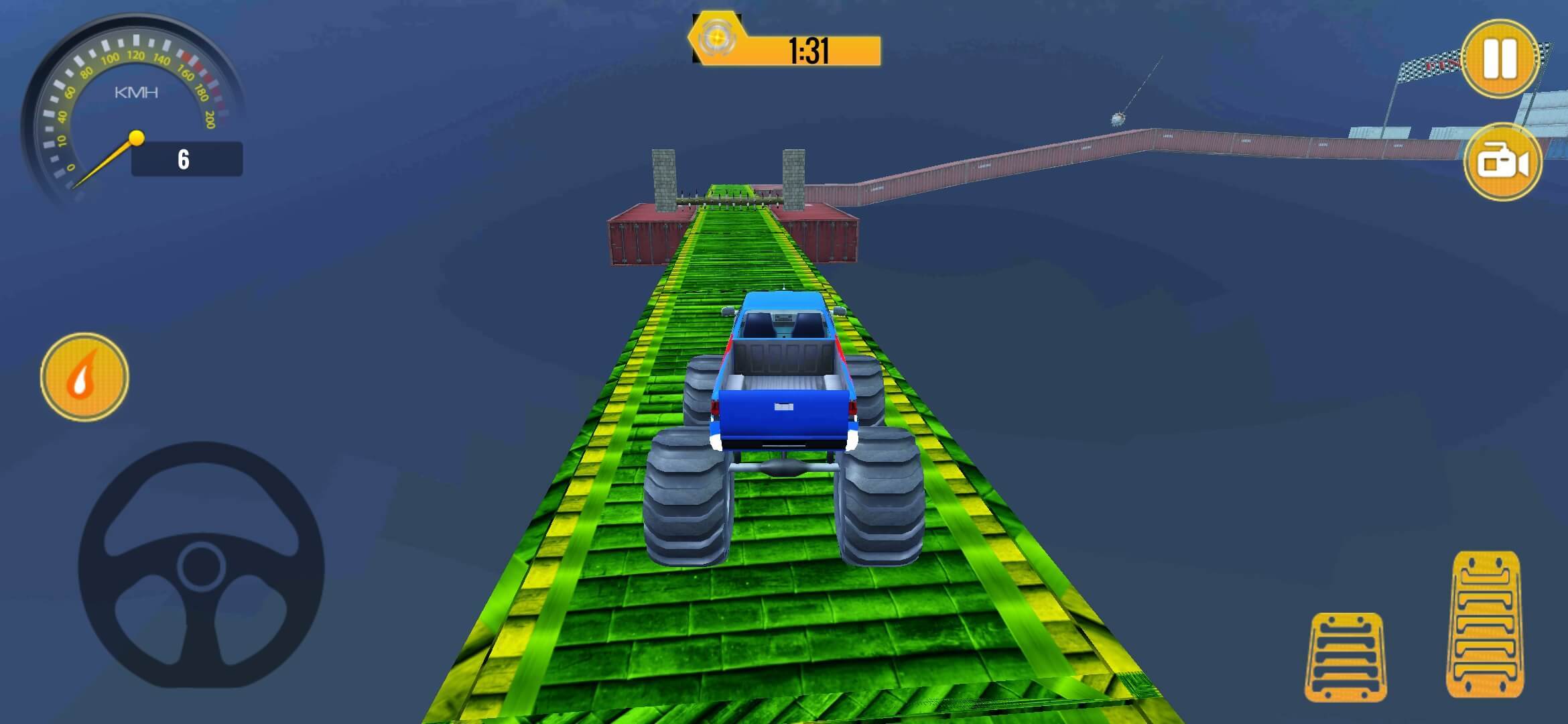 Monster Truck Stunts HardTrack ภาพหน้าจอเกม