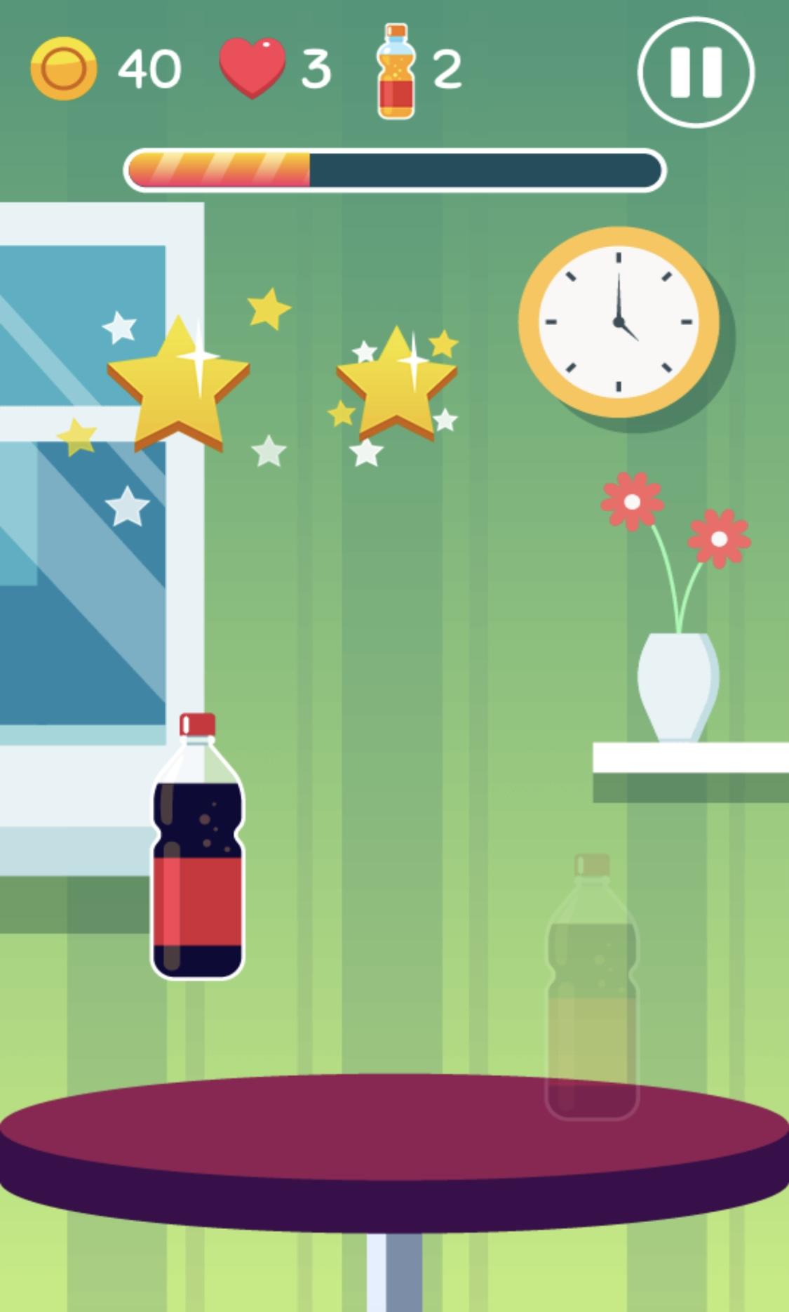 Flip the Bottle Game Screenshot