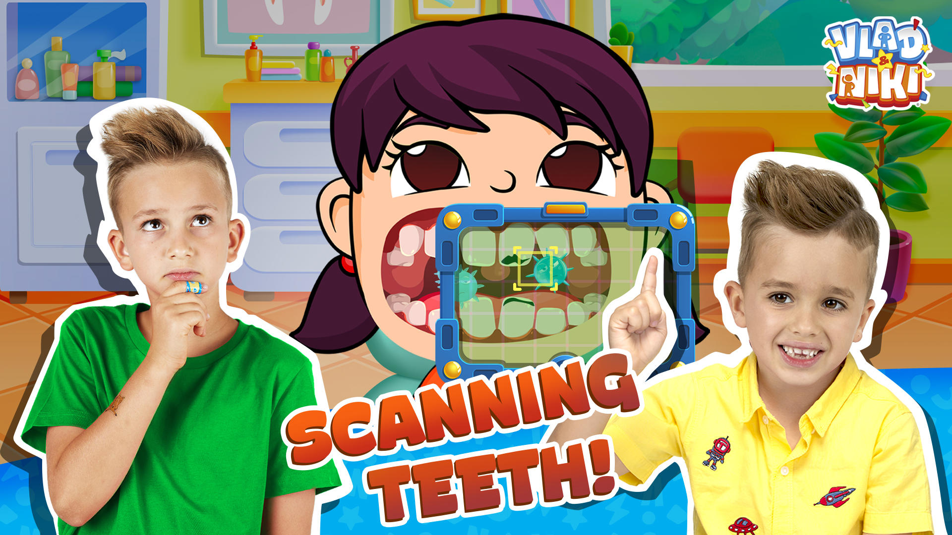 Vlad and Niki: Kids Dentist Game Screenshot