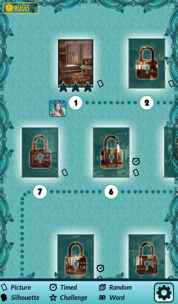 Captura de Tela do Jogo Hidden Object - Art World