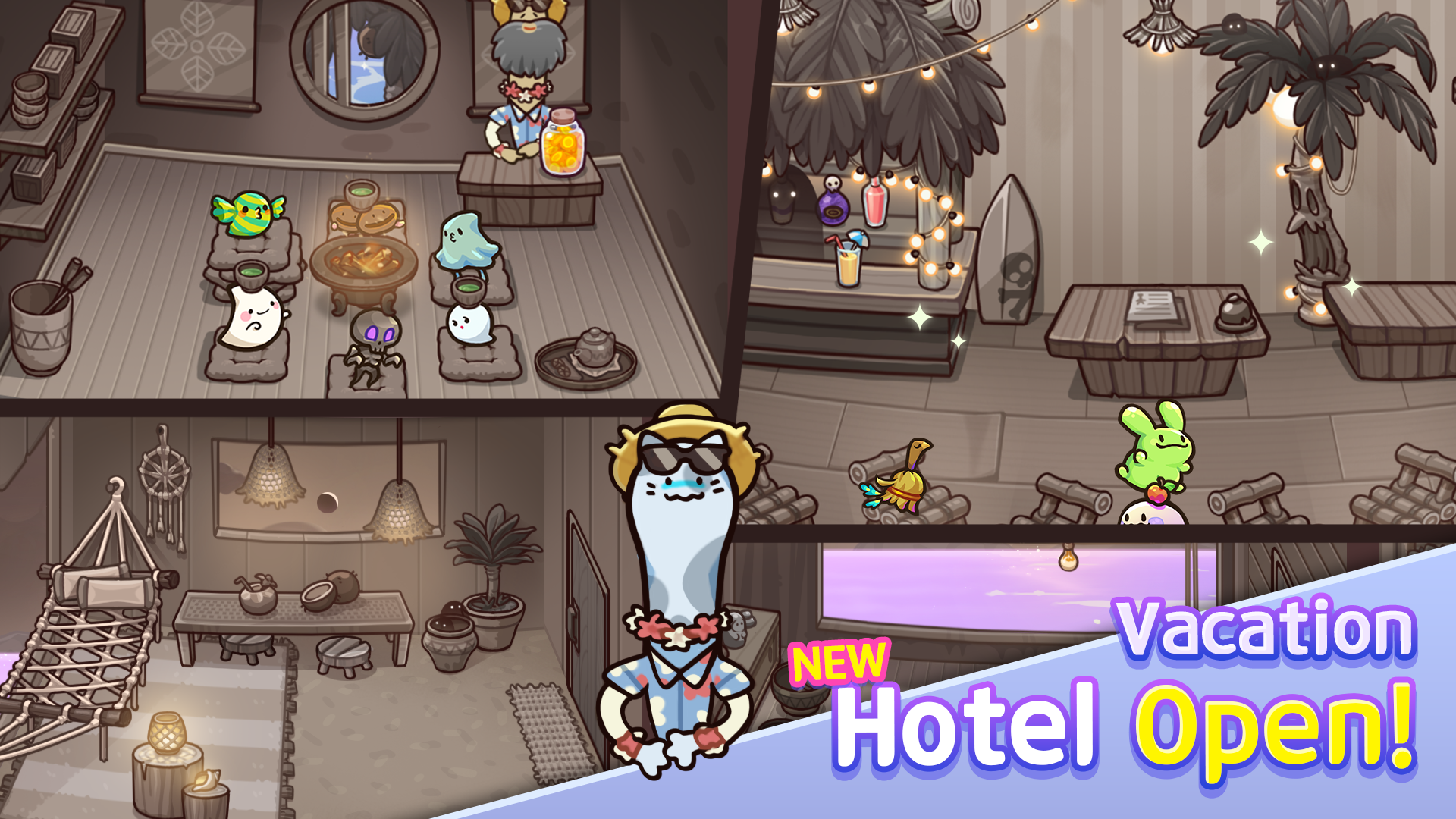 Screenshot of Idle Ghost Hotel: Cute Tycoon