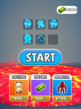 Captura de Tela do Jogo Merge Master: Melt Monsters