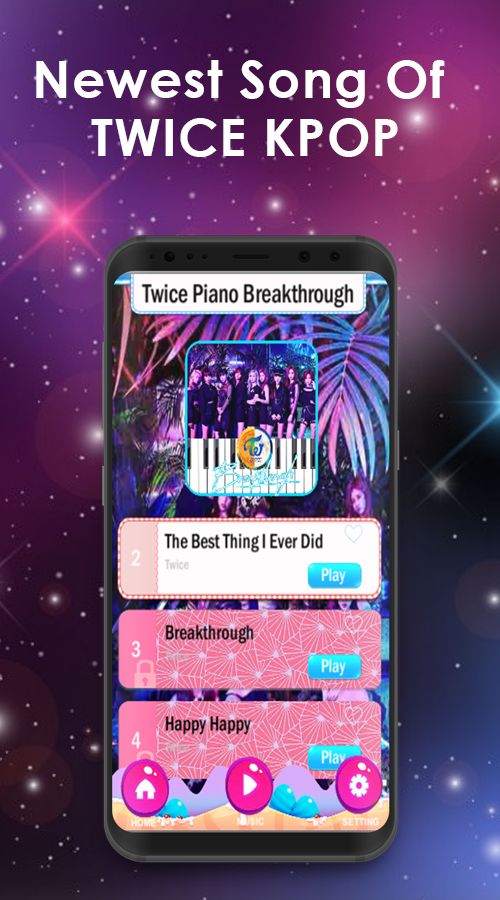 Twice Piano Games - Breakthrough Twice Japan ภาพหน้าจอเกม