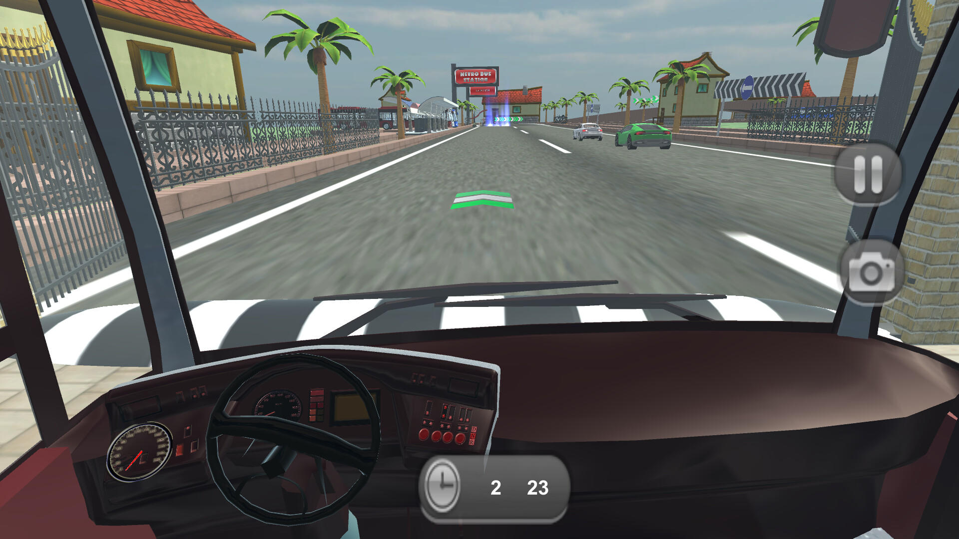Dual Bus Simulator 게임 스크린 샷