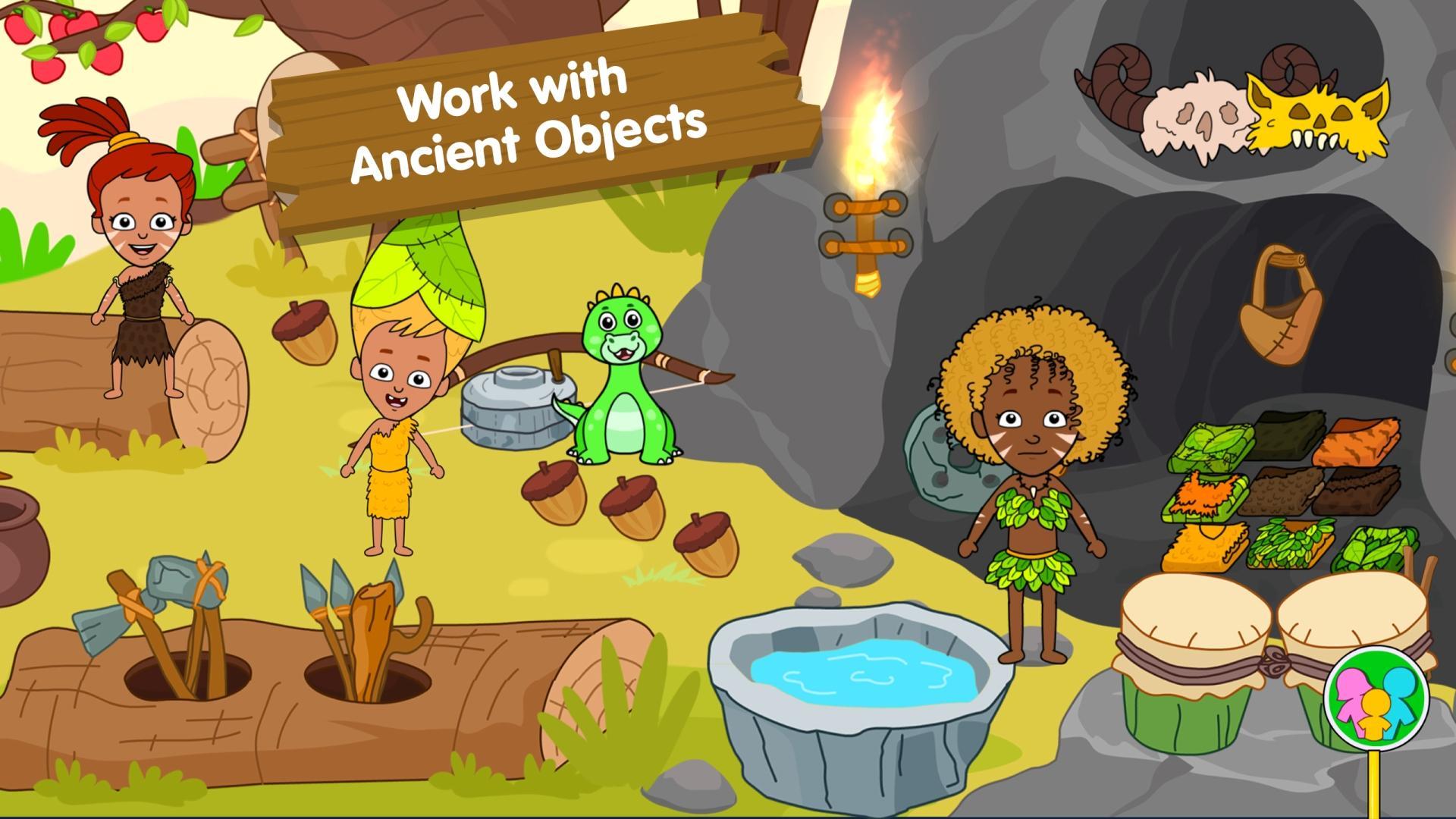 Screenshot of Caveman Games World for Kids