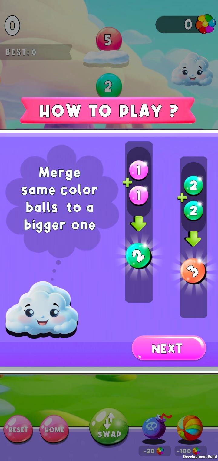 IQ Ball : Sort By Colour Game Screenshot