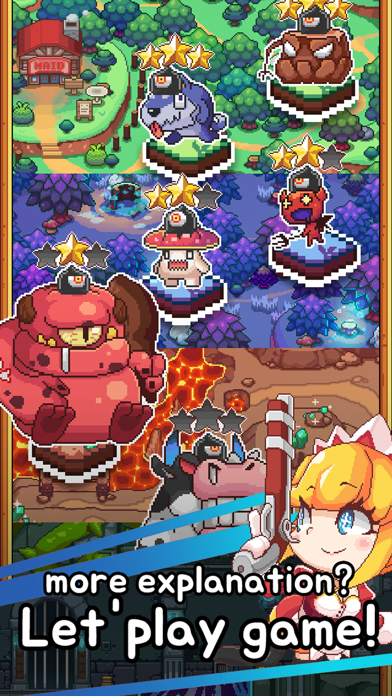 Скриншот игры Maid & Slime