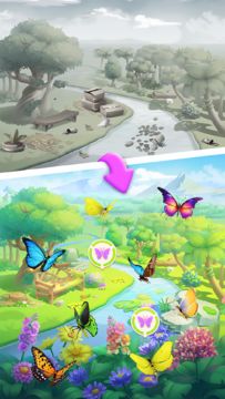 Solitaire Butterfly Game Screenshot