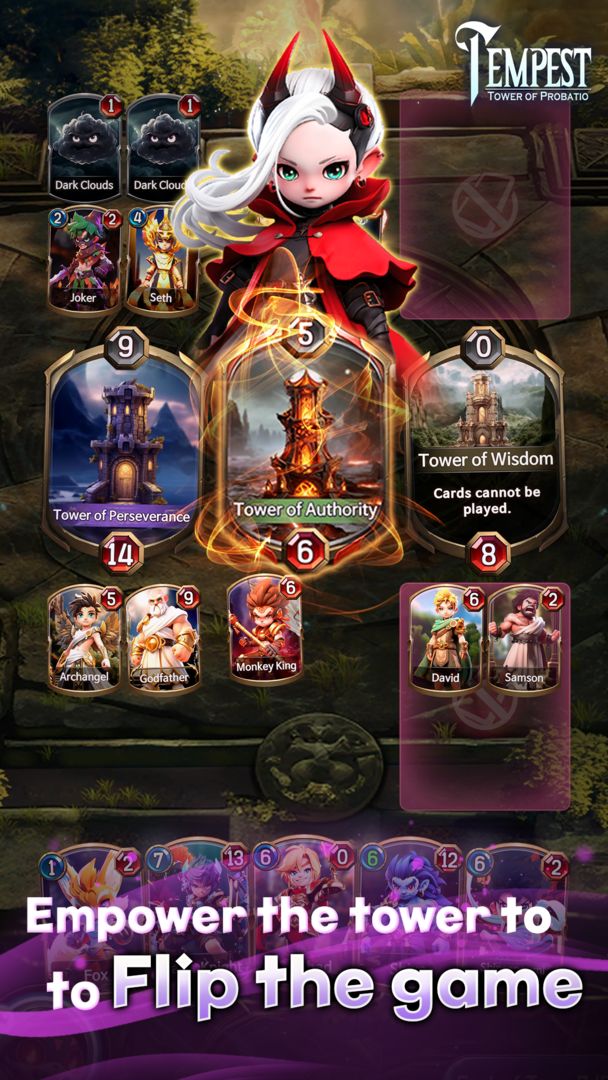 Tempest : Strategy Card Battle ภาพหน้าจอเกม