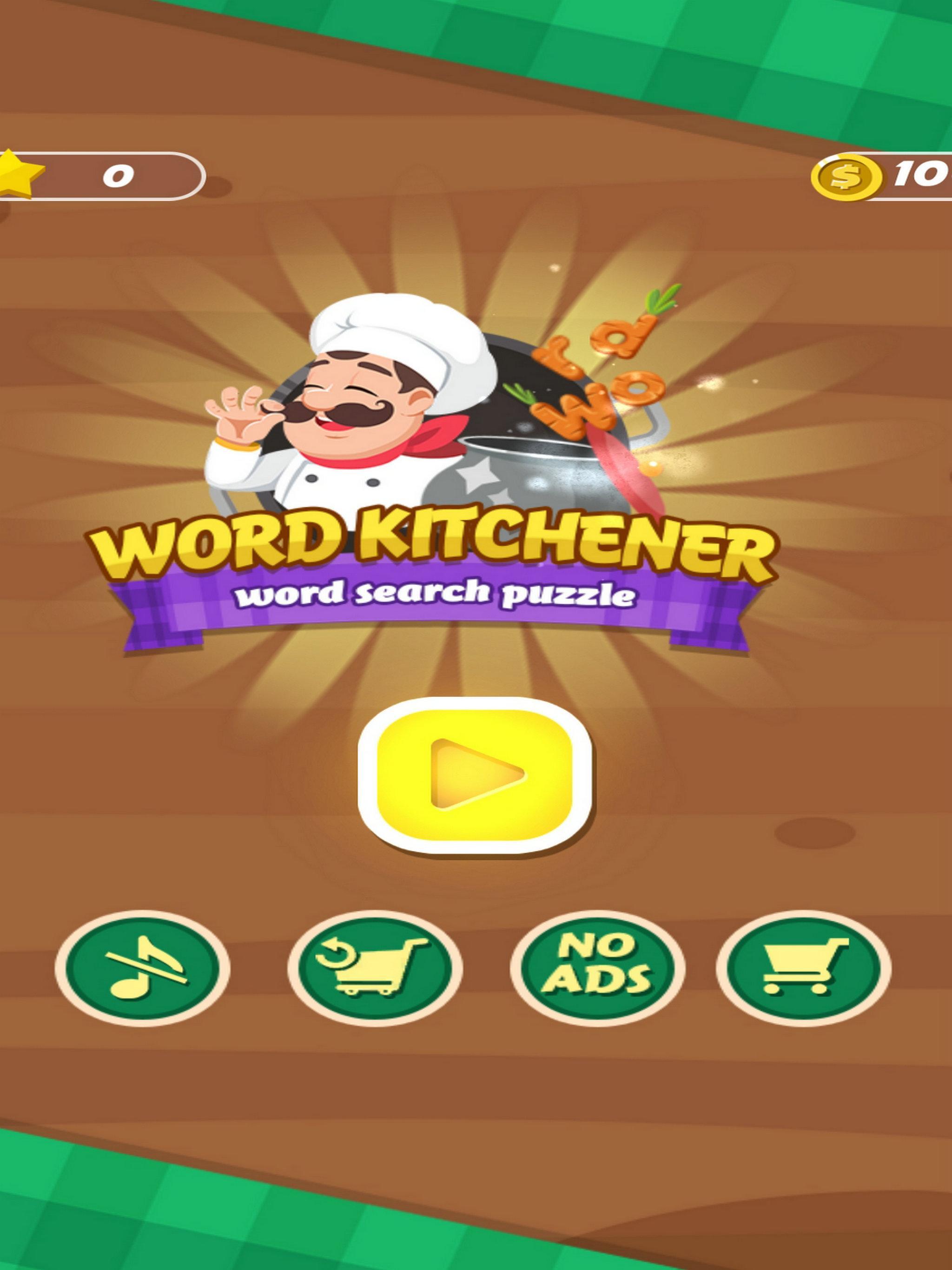 Word Kitchener Game Screenshot