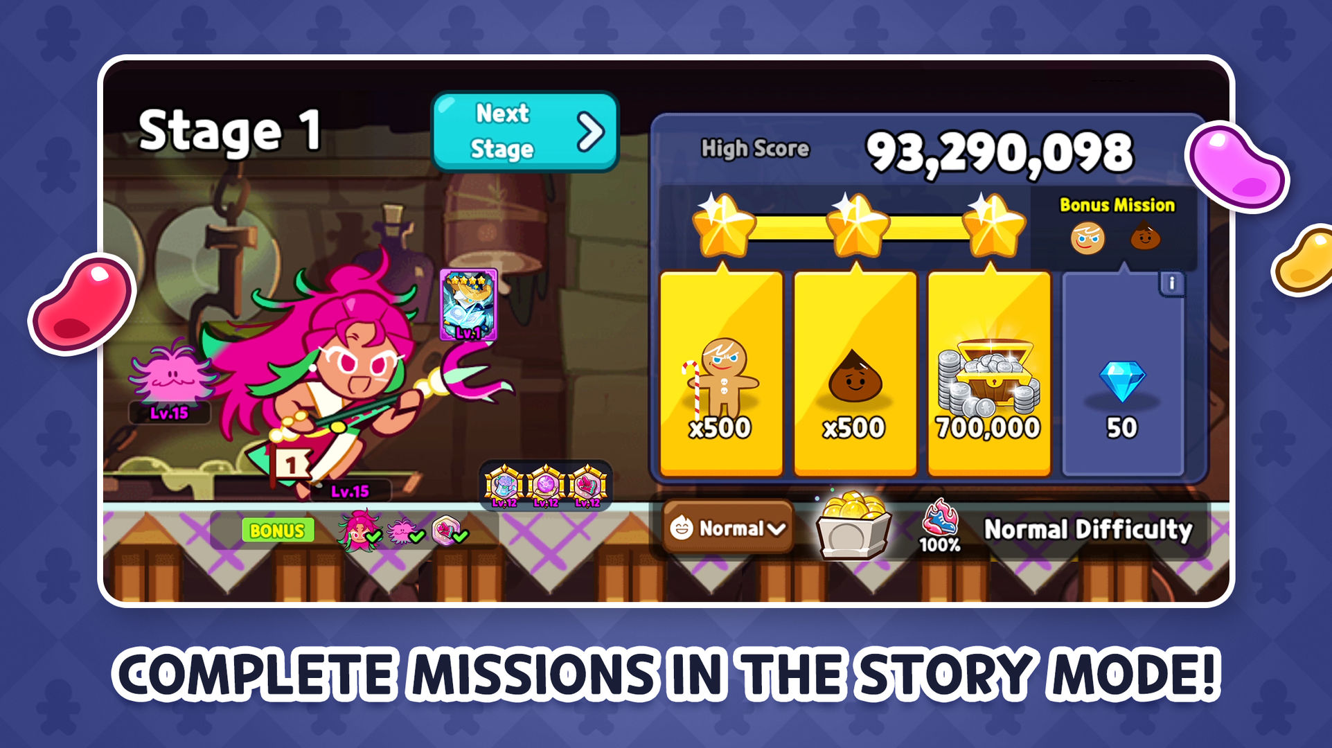 Screenshot of Cookie Run: OvenBreak