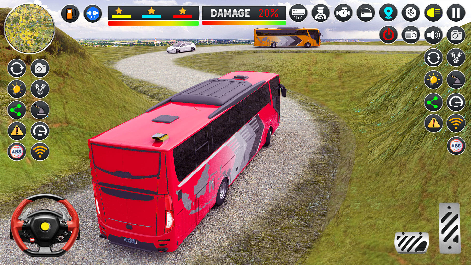 Coach Bus Parking Game Offline Game Screenshot