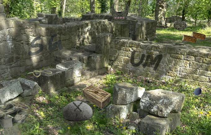 Can You Escape Ruined Monastery 遊戲截圖