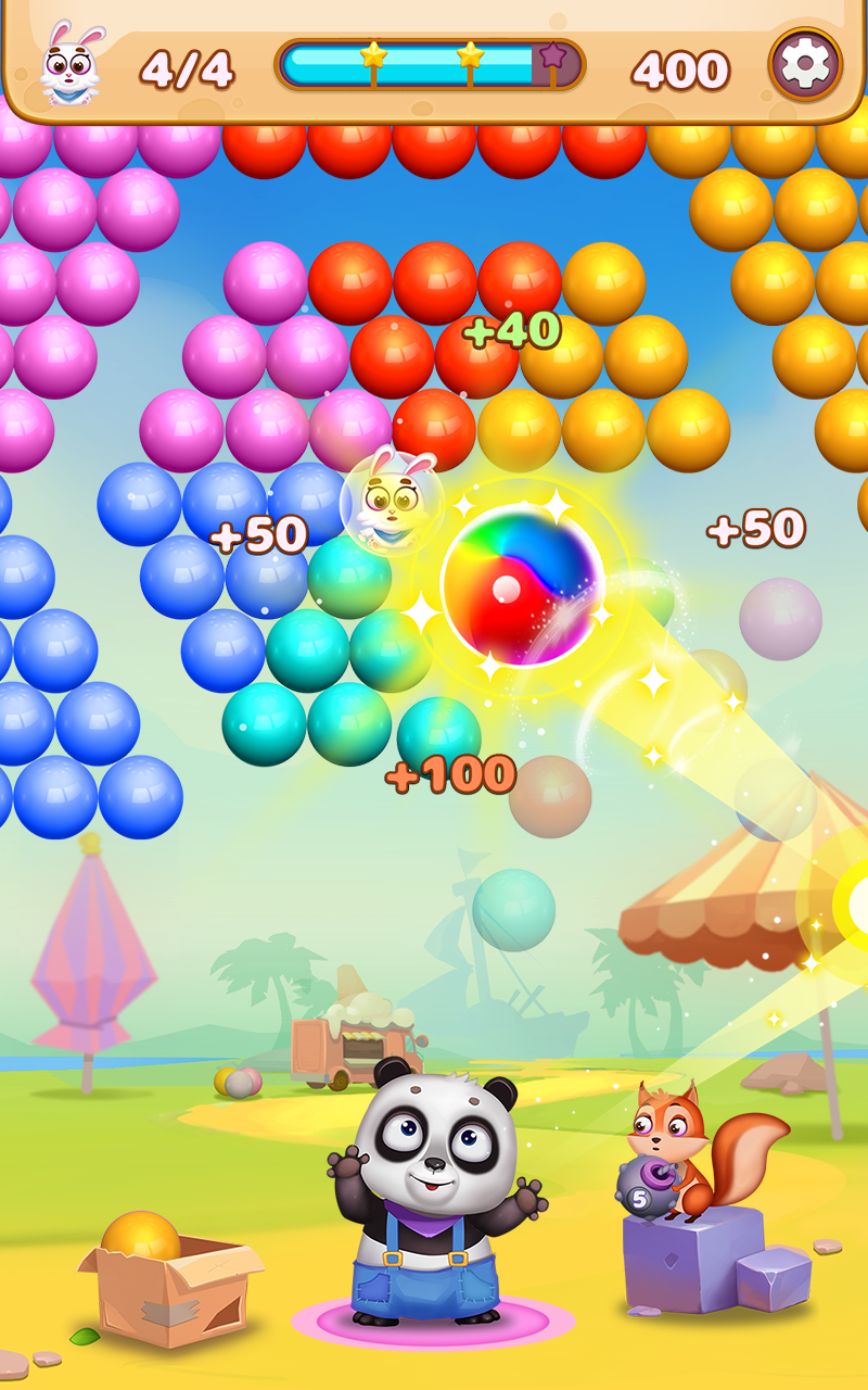 Screenshot 3 of Panda Bubble Shooter Mania 1.28