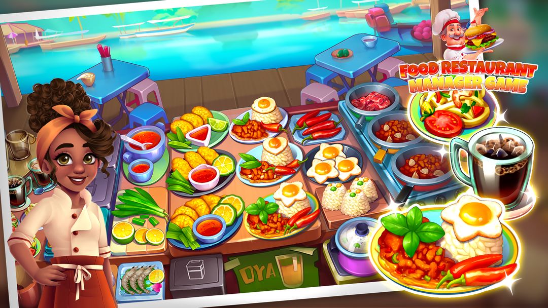 Food Restaurant Manager Game ภาพหน้าจอเกม