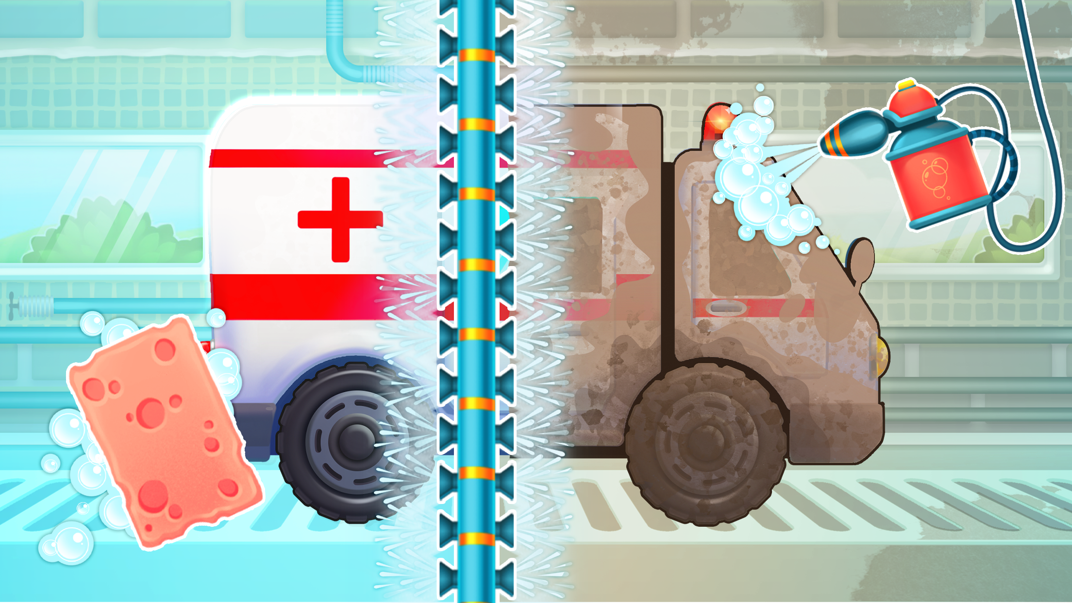 Tabi car games for kids Game Screenshot