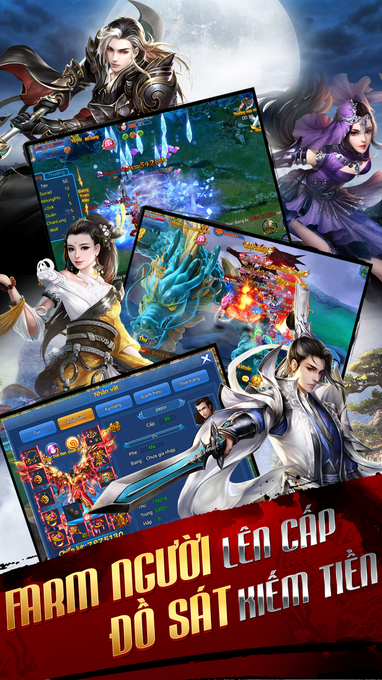 Cuplikan Layar Game Thiên Thư VTC