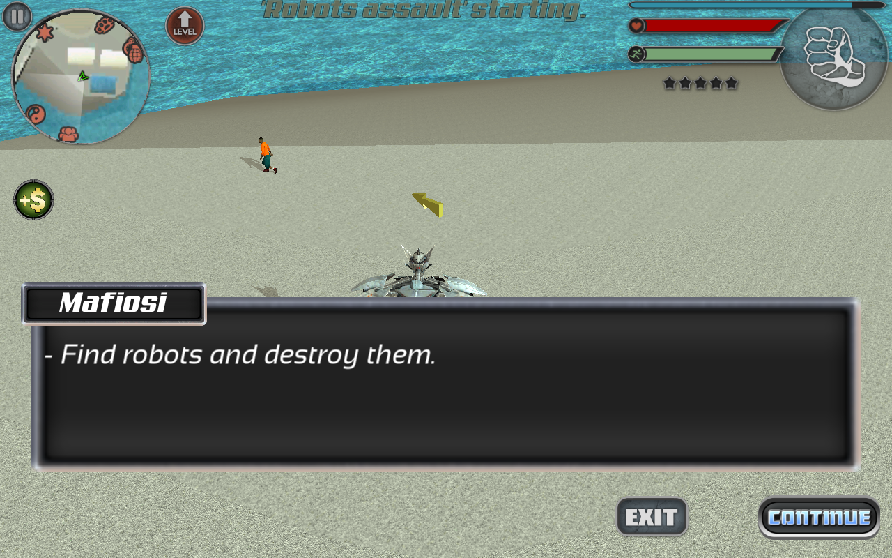 Robot Plane Game Screenshot