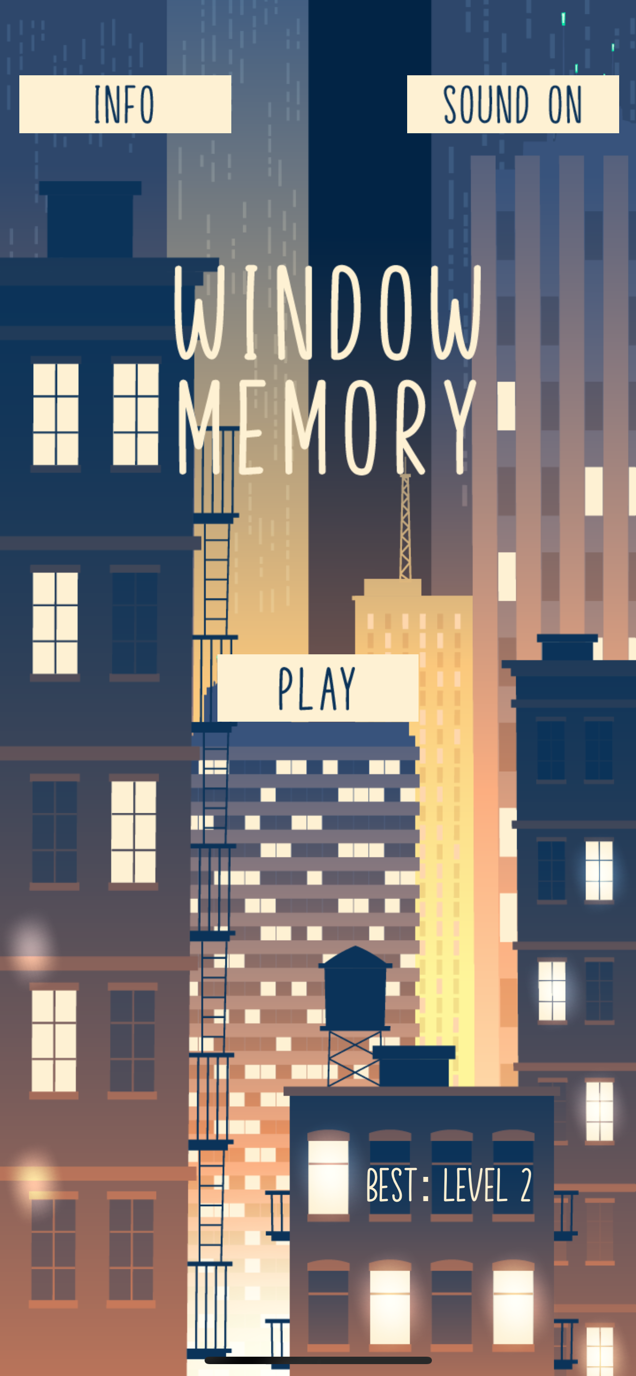 Window Memory : Brain Games Game Screenshot