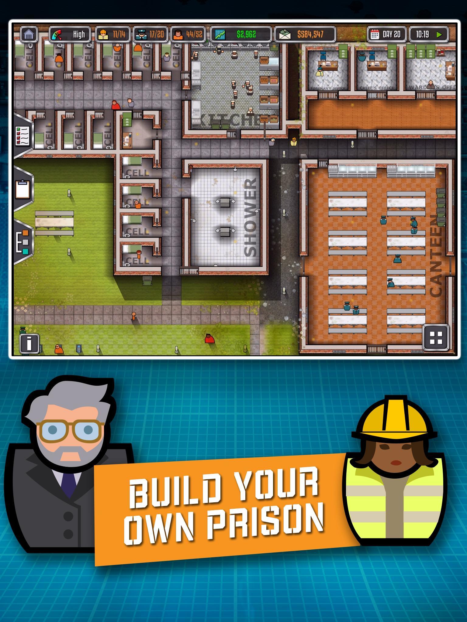 Prison Architect: Mobile Game Screenshot