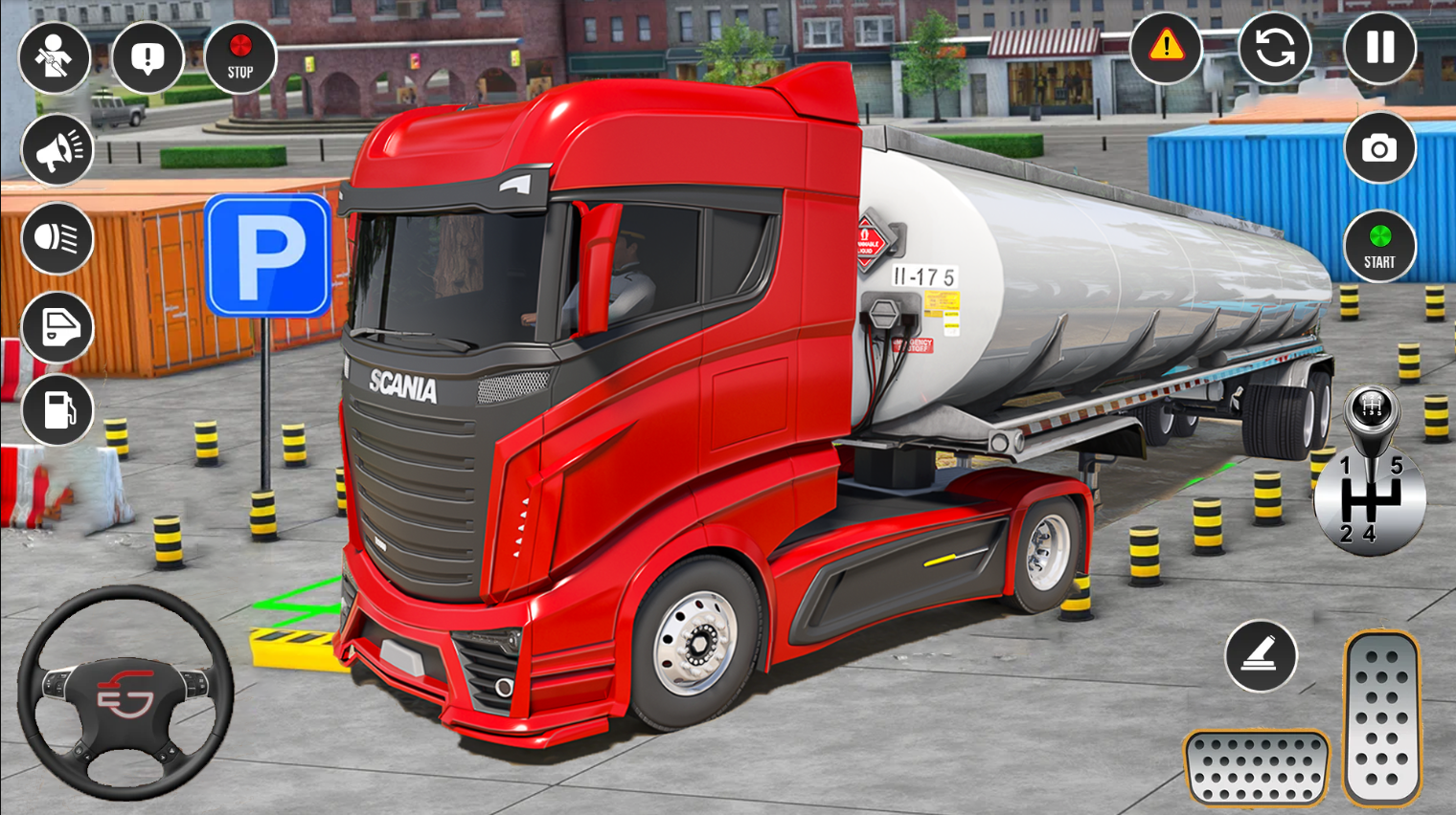 US Truck Parking Simulator 3D Game Screenshot