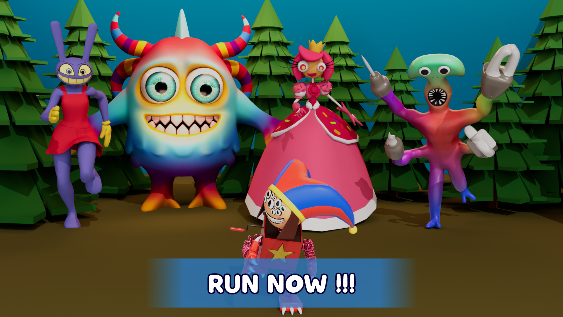 Color Monsters Challenge 3D Game Screenshot