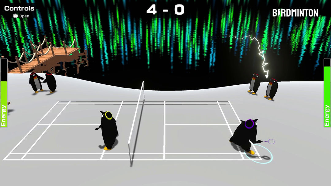 Birdminton screenshot game