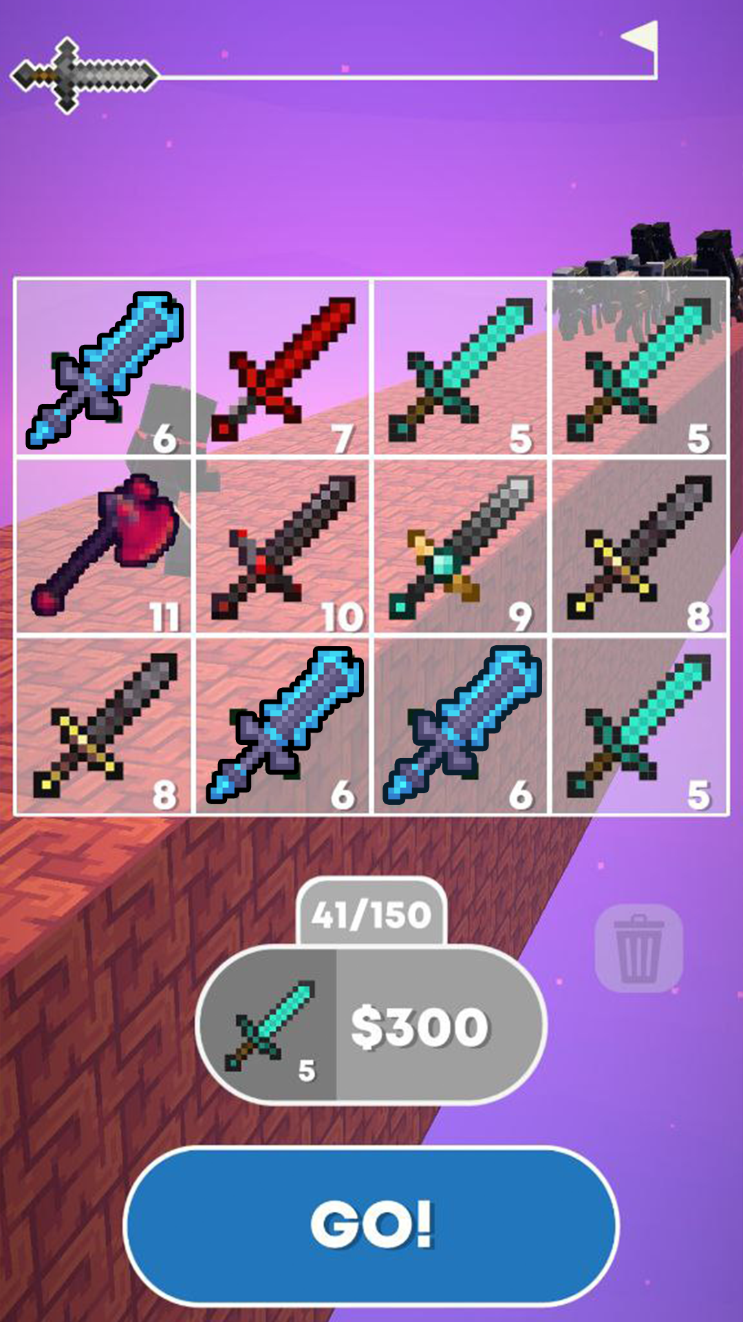 Craft Slasher Game Screenshot