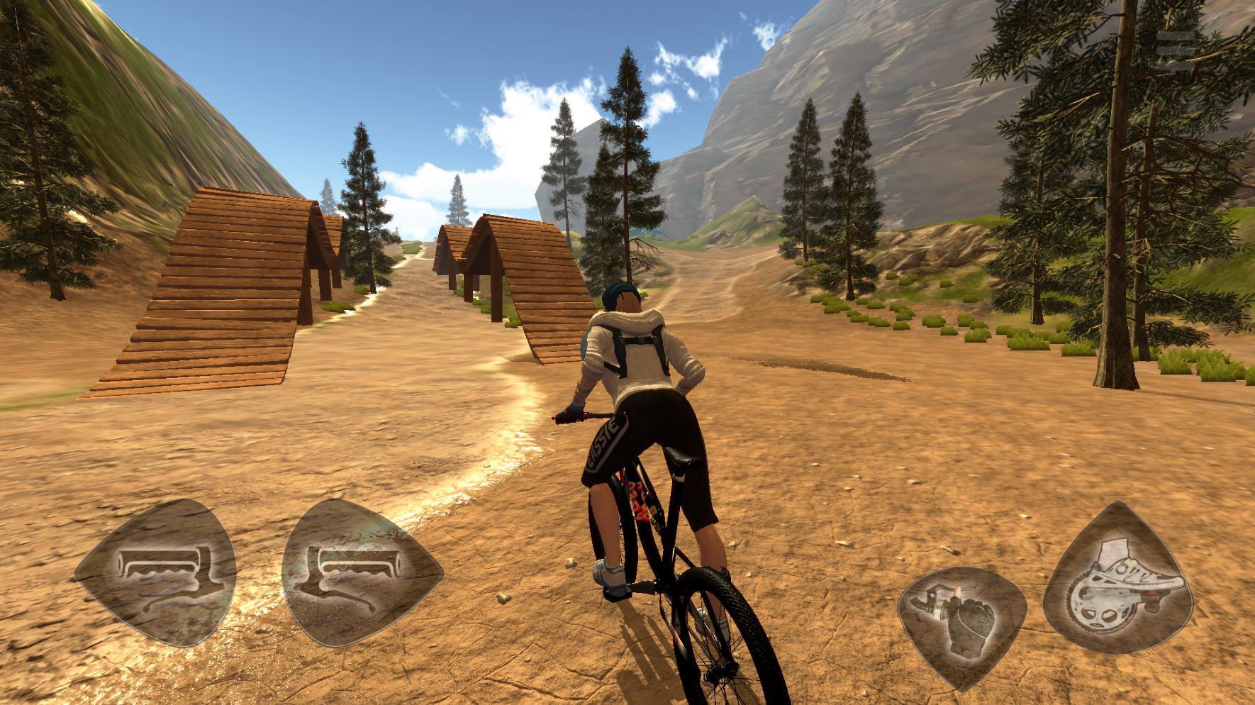 Mountain Bike Freeride Game Screenshot
