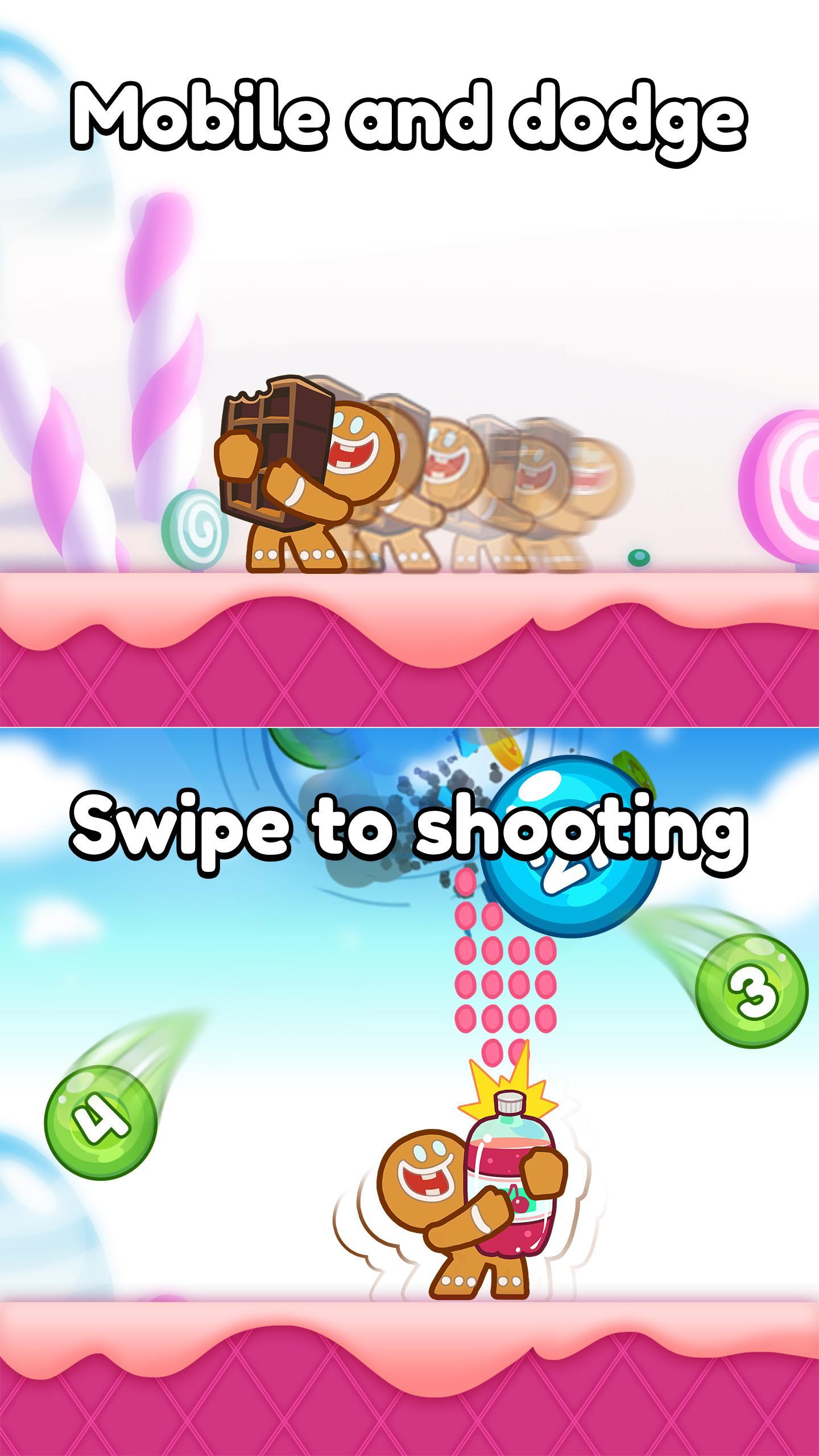Screenshot 1 of Candy Bounce Blast: ¡Salva el mundo de las galletas! 1.0.26