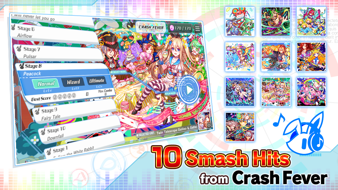 Sonic Beat feat. Crash Fever Game Screenshot