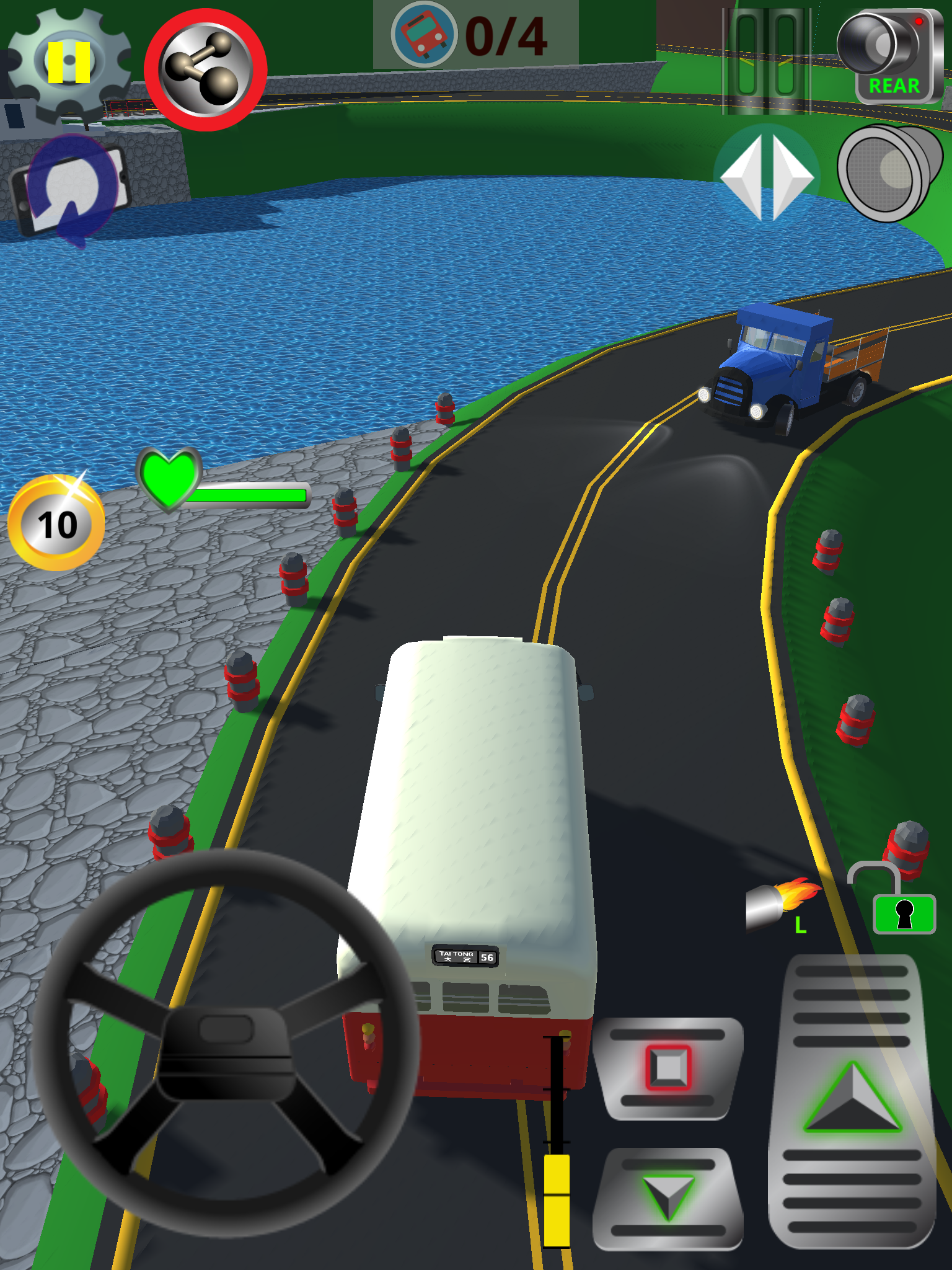 Vintage Bus Go Game Screenshot