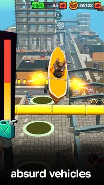 Jackass Human Slingshot Game Screenshot