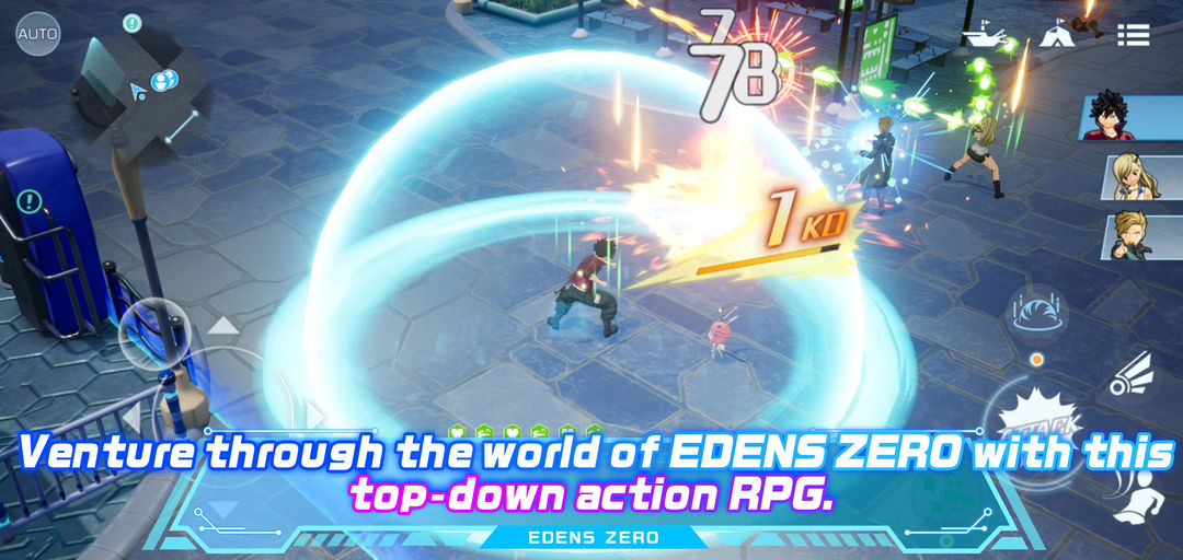 Screenshot of EDENS ZERO Pocket Galaxy