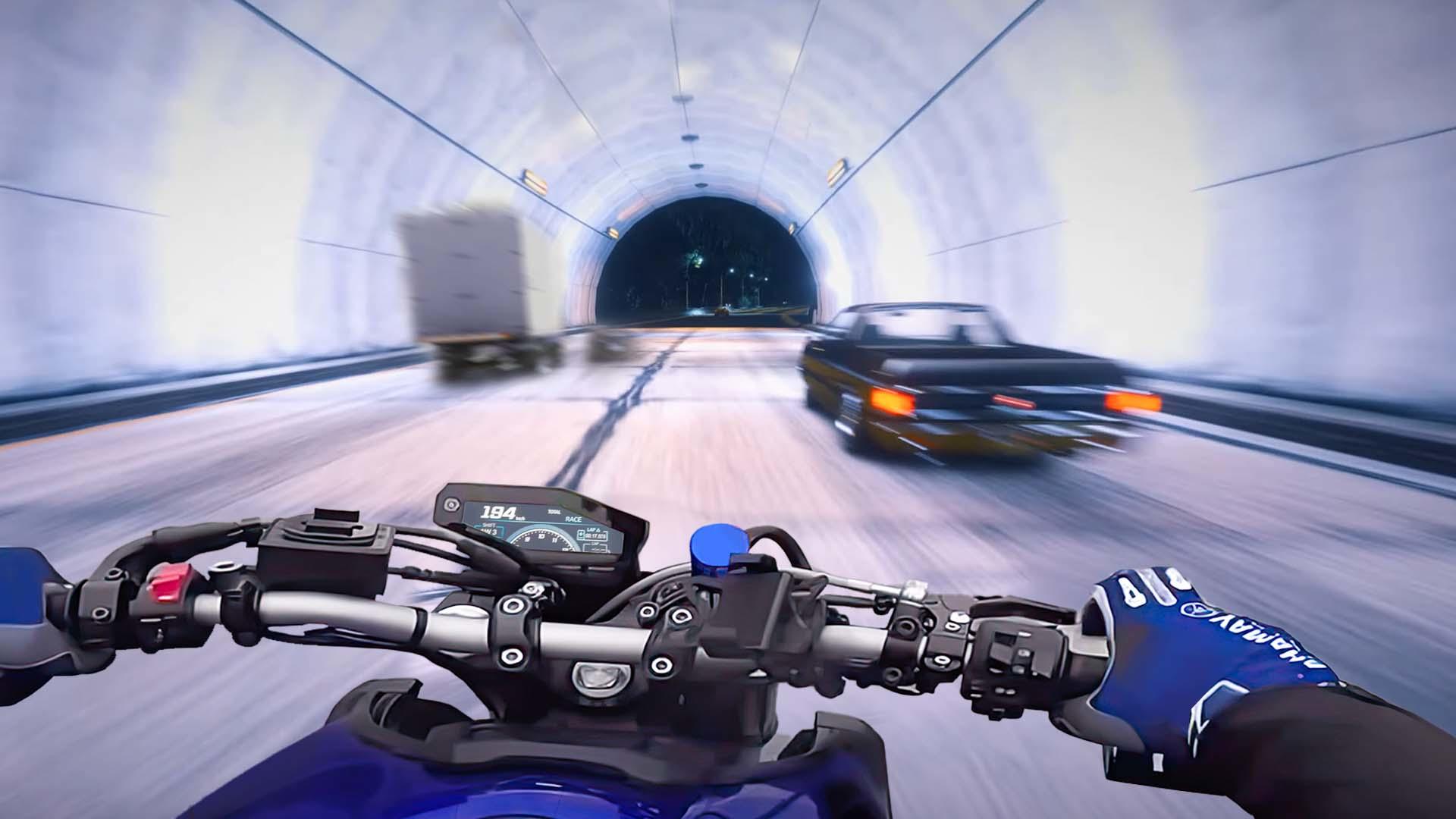 Traffic Moto Bike Rider City Game Screenshot