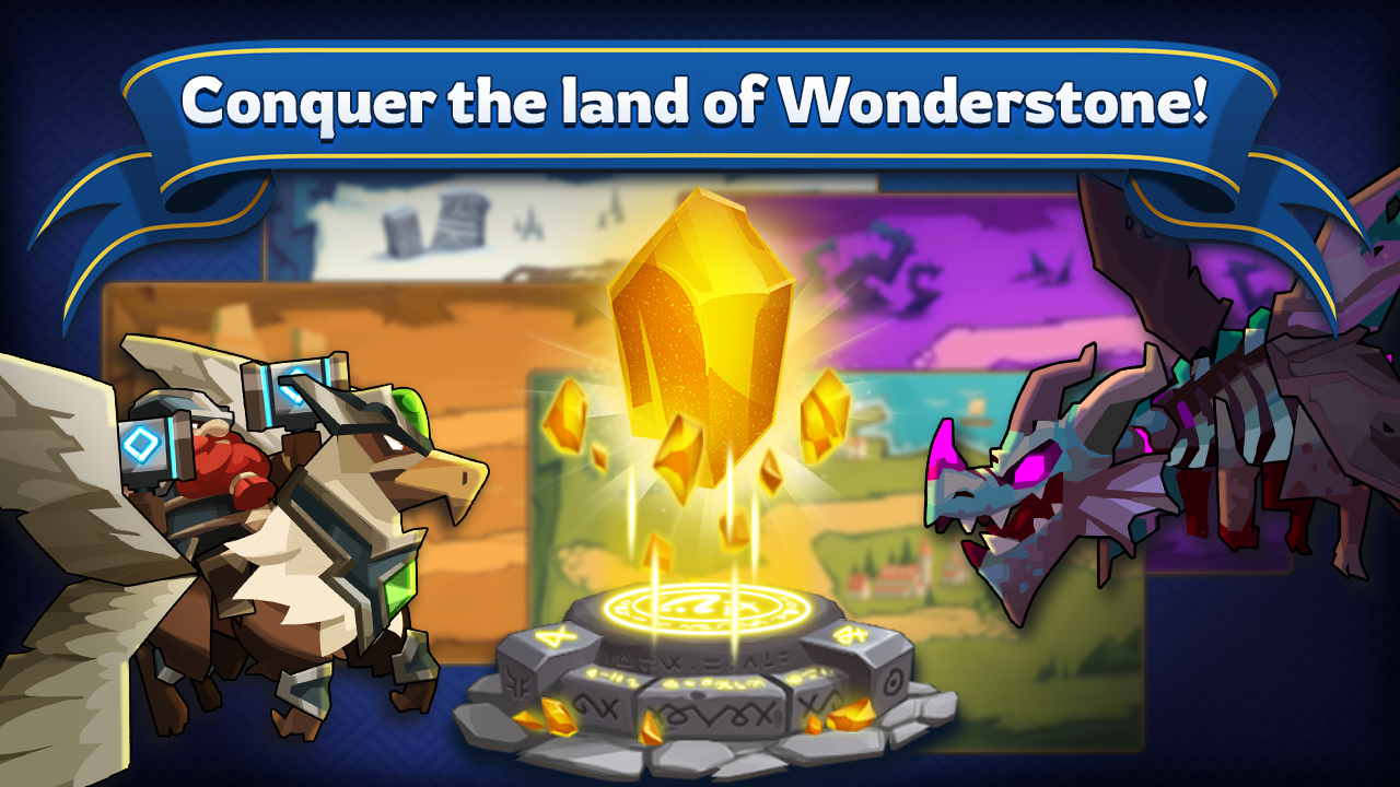 The Wonder Stone: Hero Merge Defense Clan Battleのキャプチャ