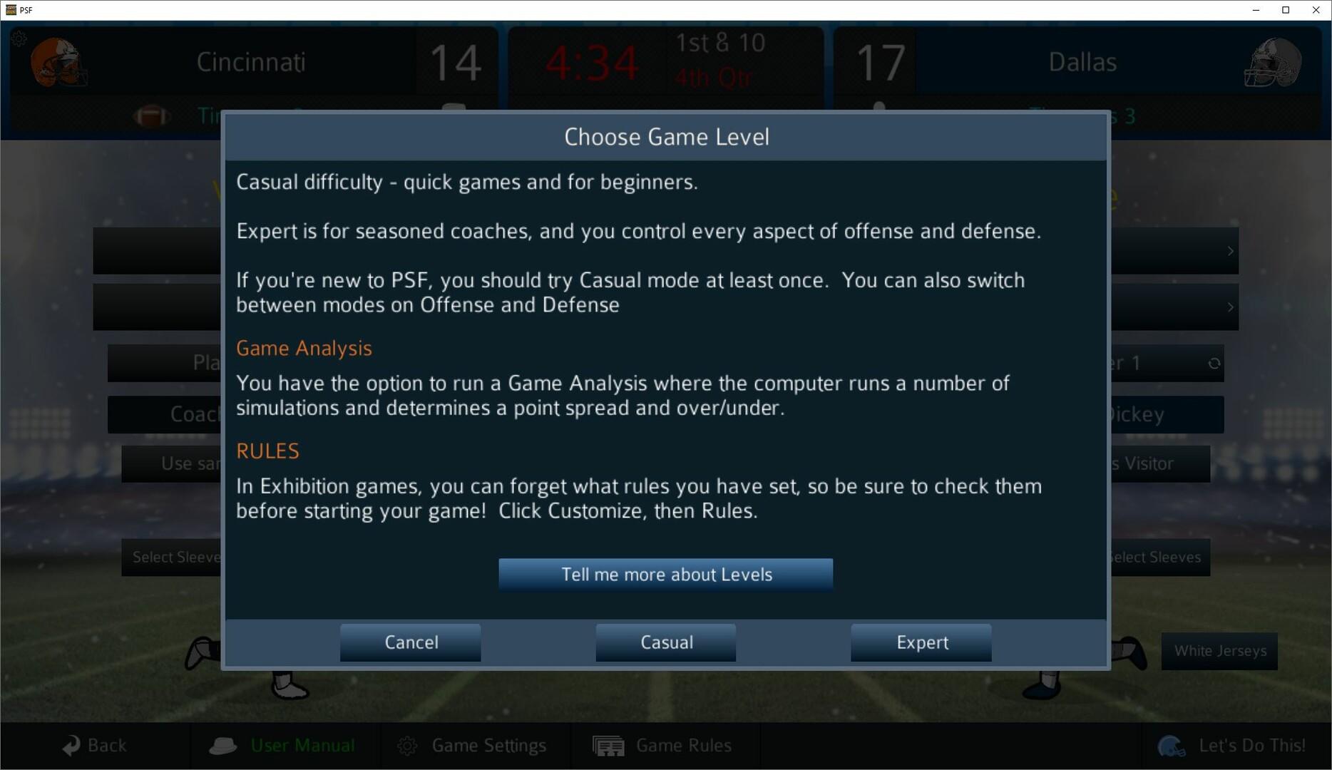 Pro Strategy Football 2025 Game Screenshot