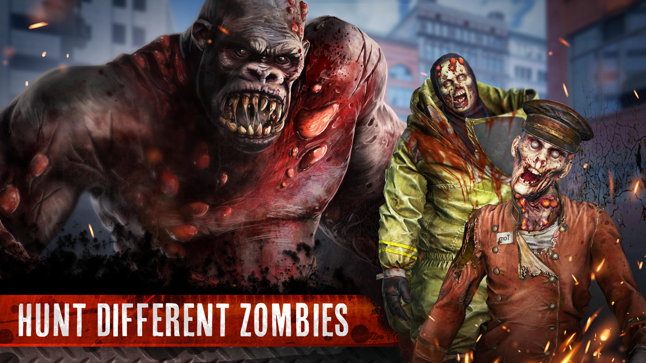 Undead Clash: Zombie Games 3D ゲームのスクリーンショット