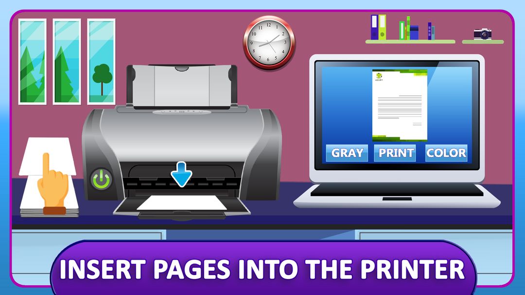 Printer Scanner & Photocopier Learning Simulator screenshot game