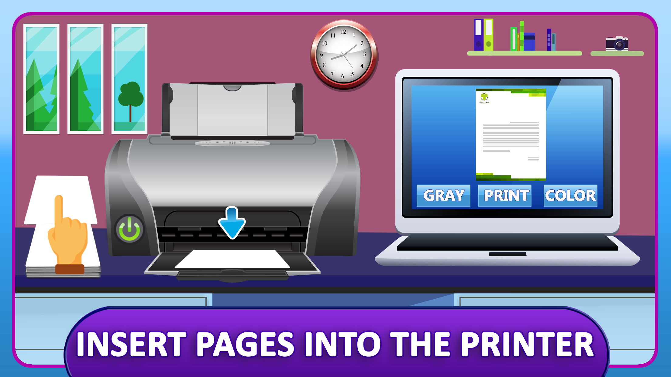 Скриншот игры Printer Scanner & Photocopier Learning Simulator