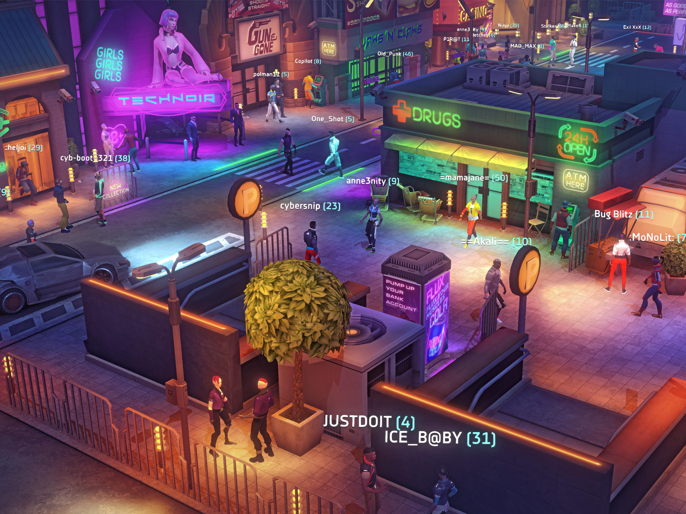 Cyberika: Action Cyberpunk RPG Game Screenshot