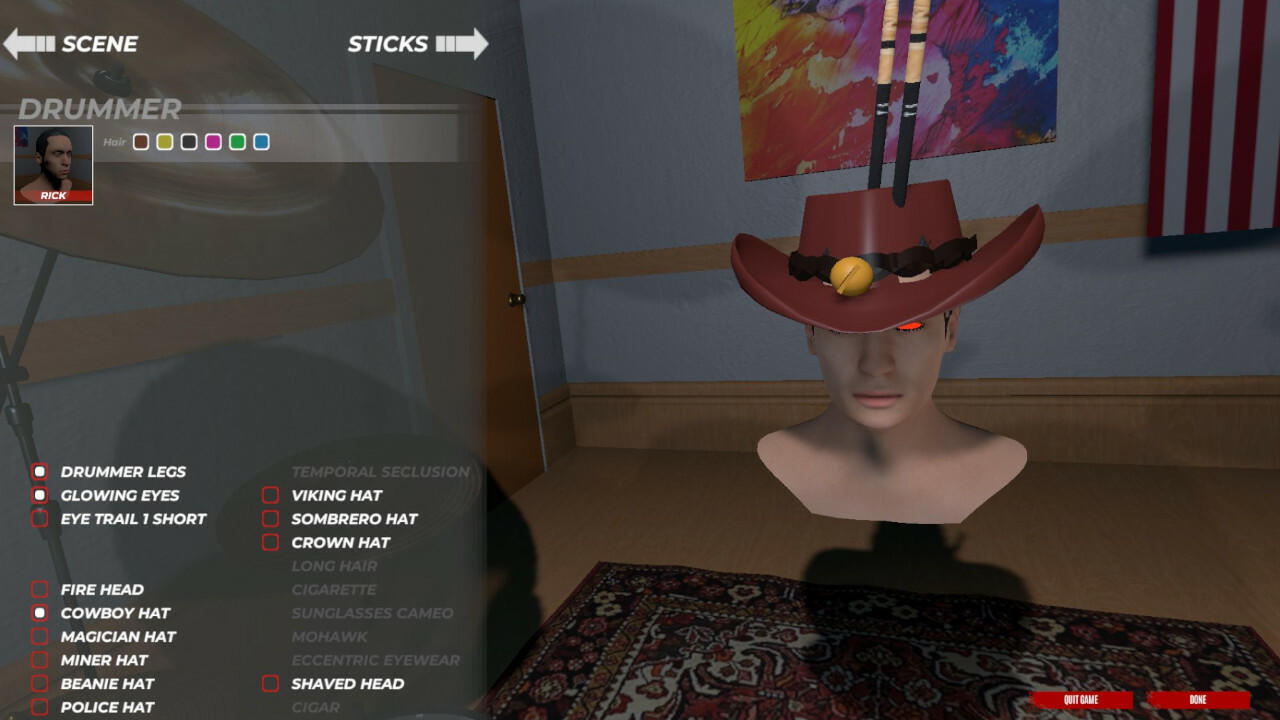 VR Drums Ultimate Streamer ภาพหน้าจอเกม