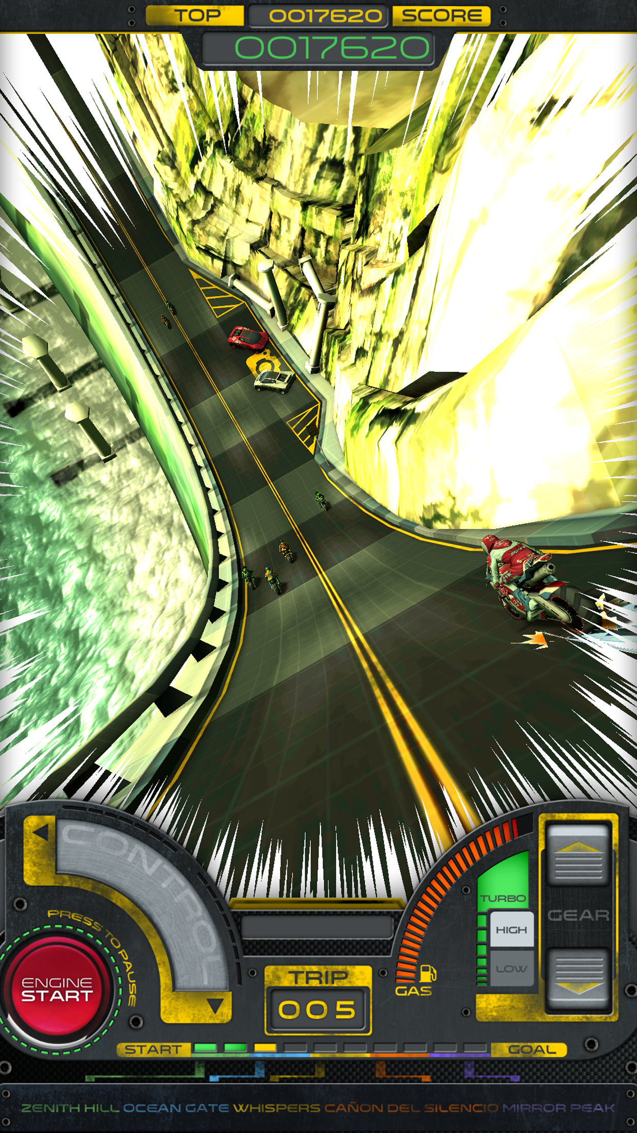 Moto RKD dash Game Screenshot