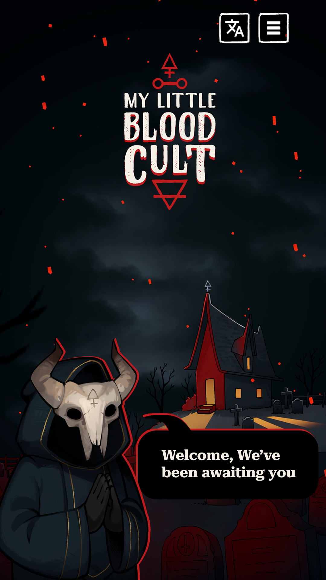 My Little Blood Cult *Spooky* Game Screenshot